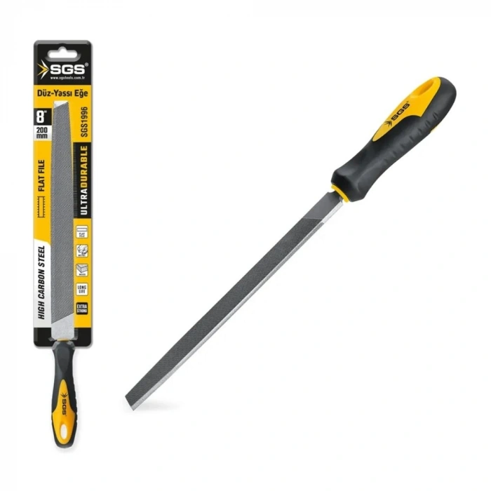 SGS DÜZ-YASSI EĞE 200 MM 8SGS1996