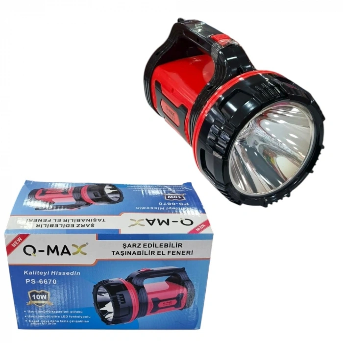 Q-MAX PS-6670 EL FENERİ 10W