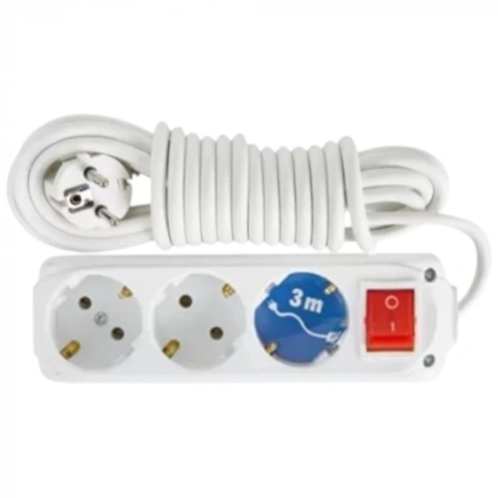 ALMERA 3 LÜ ANAHTARLI 3MT GRUP PİRİZ*24