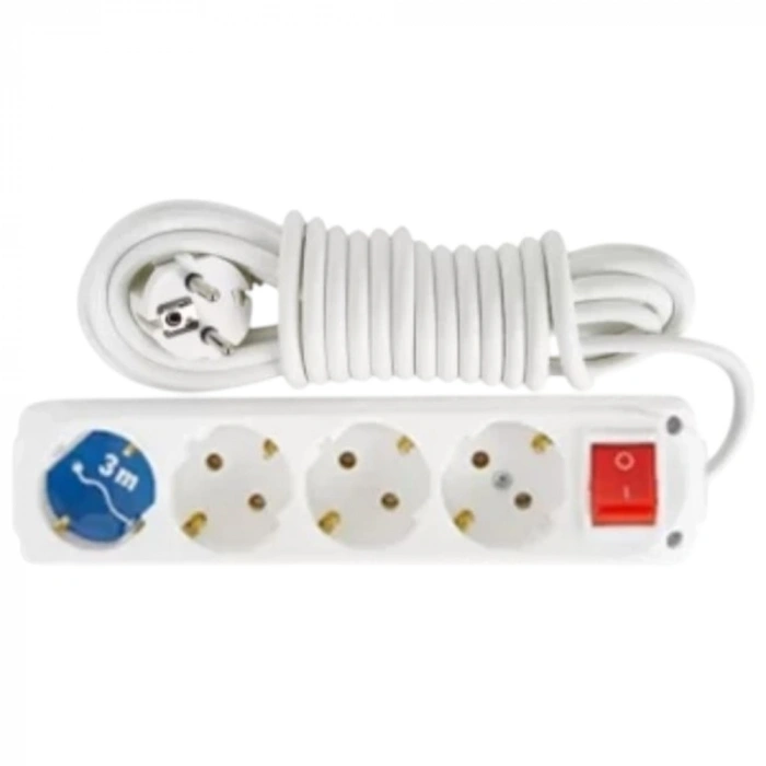 ALMERA 4 LÜ ANAHTARLI 3MT GRUP PİRİZ*24