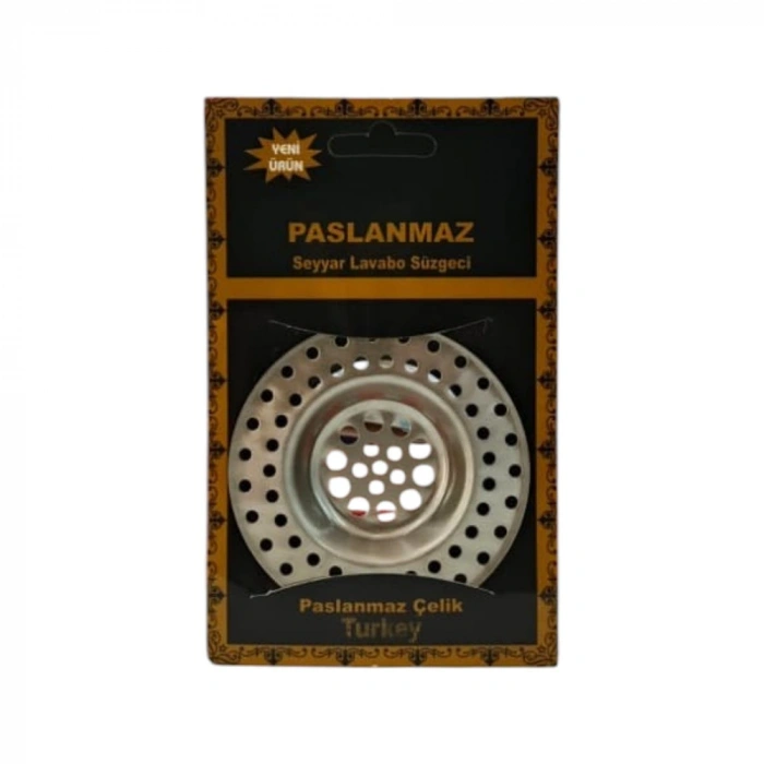 ATLAS PASLANMAZ LAVABO SÜZGEÇ*100