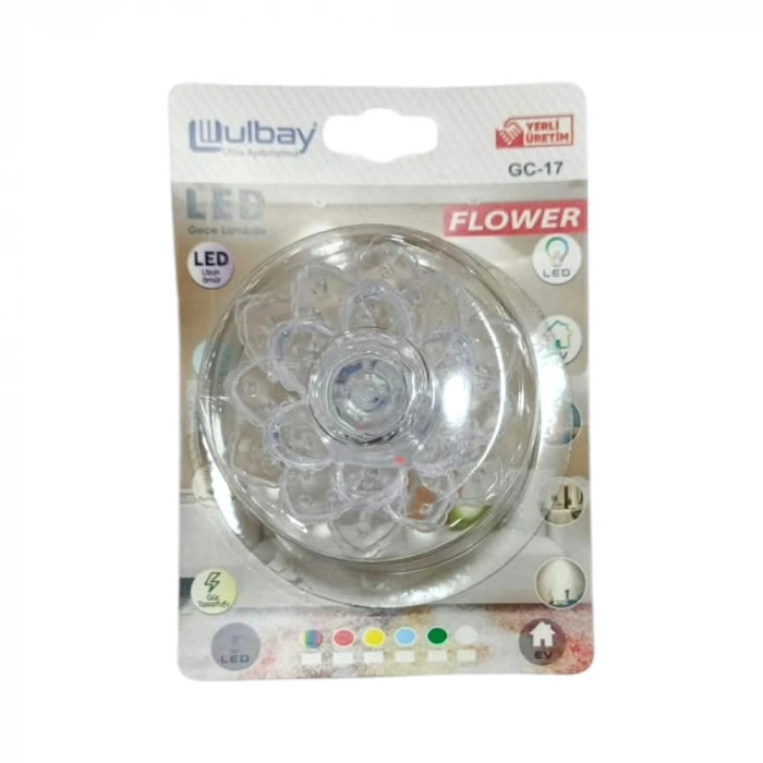 ÇİÇEKLİ GECE LAMBASI GC17*240
