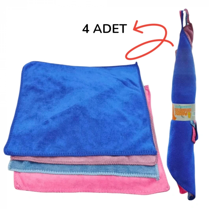 ECELİFE MİKROFİBER BEZ 4LÜ*10