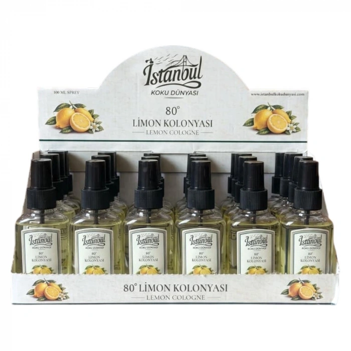İSTANBUL KOLONYA 100ML LİMON*24
