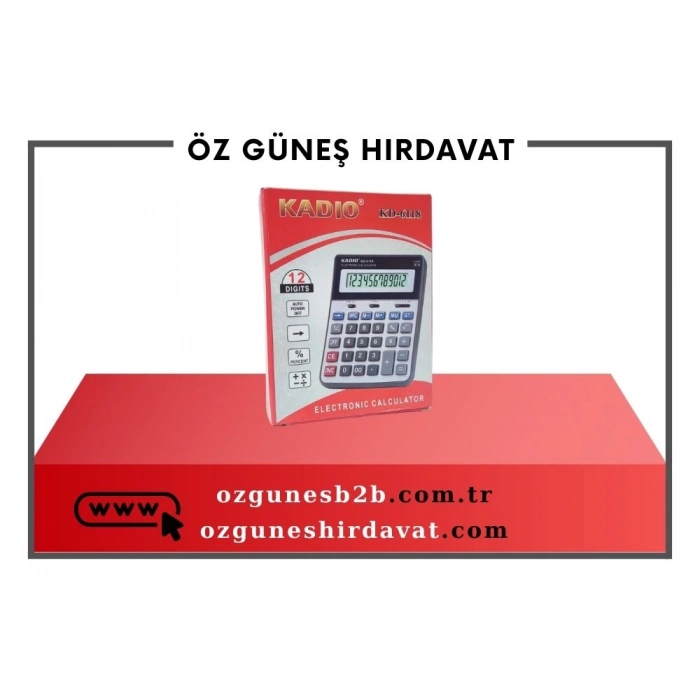 KADİO KD 6118 HESAP MAKİNASI