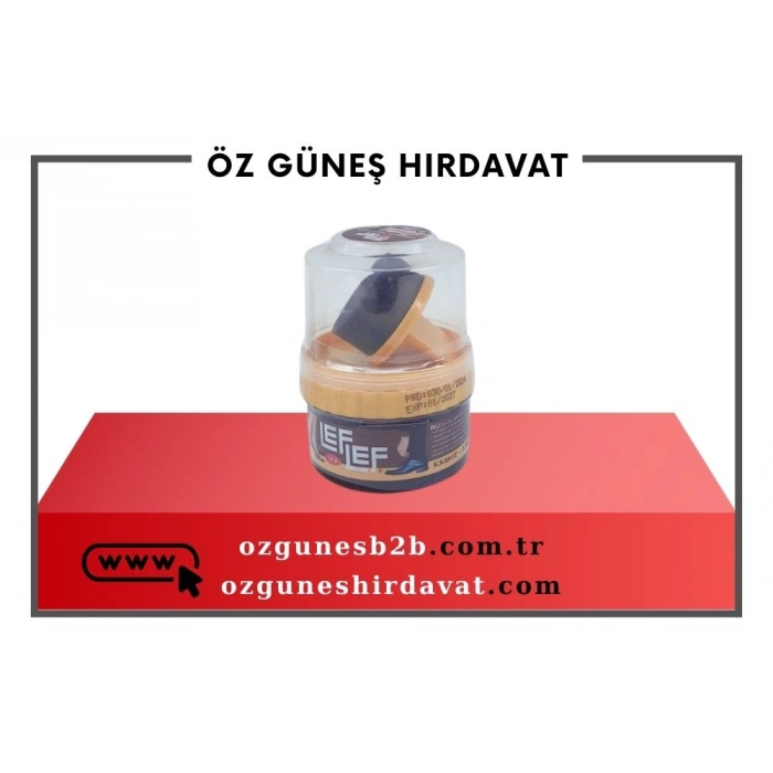 LEFLEF KREM BOYA (K.KAHVE)*72