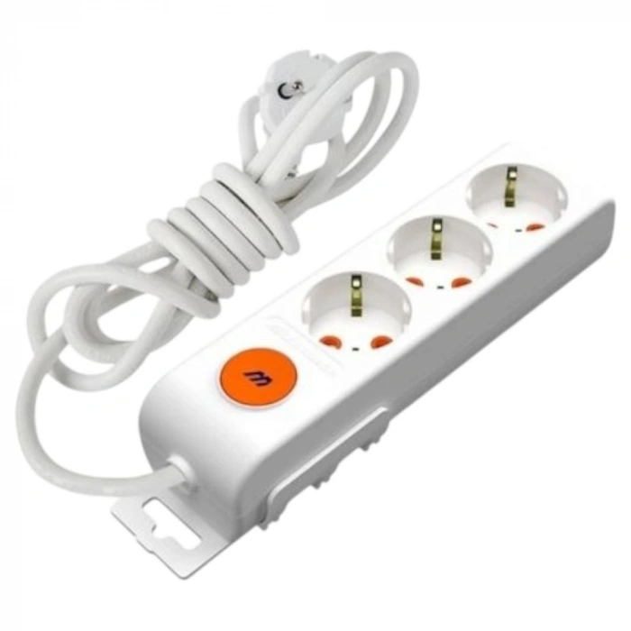 MUTLUSAN 3 LÜ 5 MT PİRİZ ANAHTARLI*12