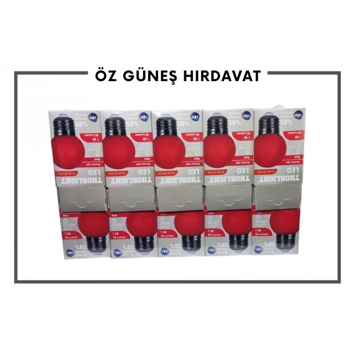 THORLIGHT GECE AMPUL (KIRMIZI)