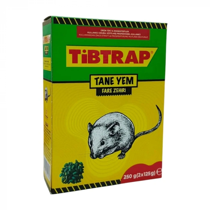 TİBTRAP BUĞDAY TANE YEM FARE ZEHİRİ*48