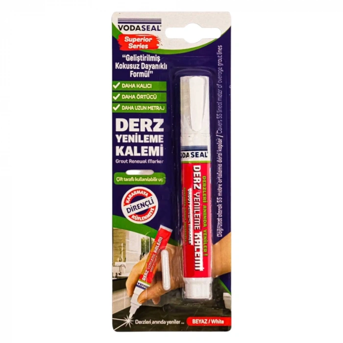 VODASEAL DERZ KALEM TEKLİ BEYAZ