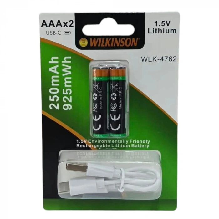 WILKINSON WLK-4762 TYPE-C ŞARZLI İNCE PİL