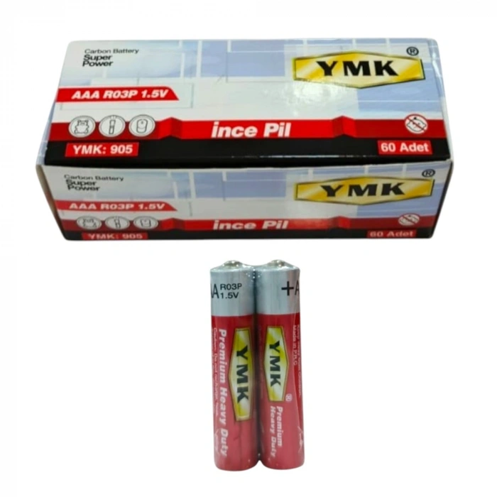 YMK İNCE PİL YMK-905 (60 ADET)*20
