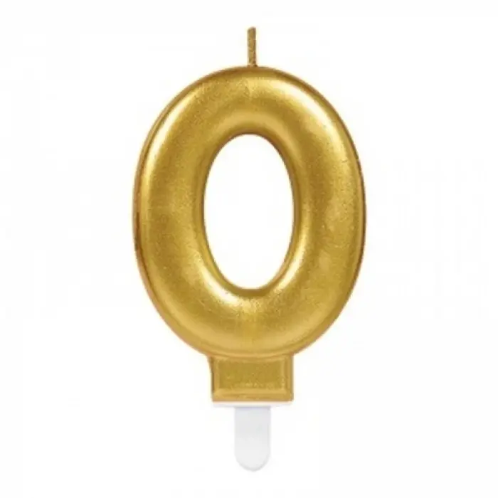 0 Rakam Mum Gold Renk Bx40