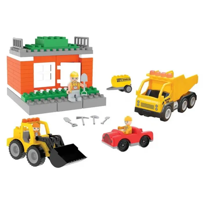 03 614 NessiWorld Double Bloklar Kepçeli Dozer