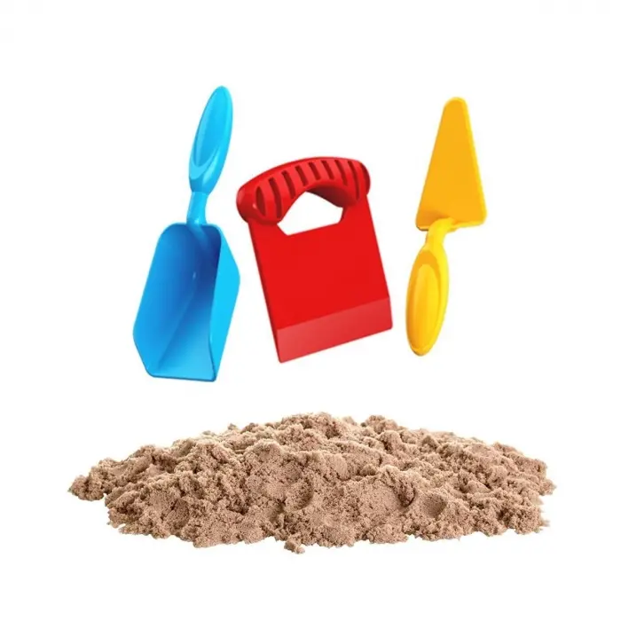 03690  Aksesuarlı Naturel Kinetik Oyun Kumu 1000 gr -
