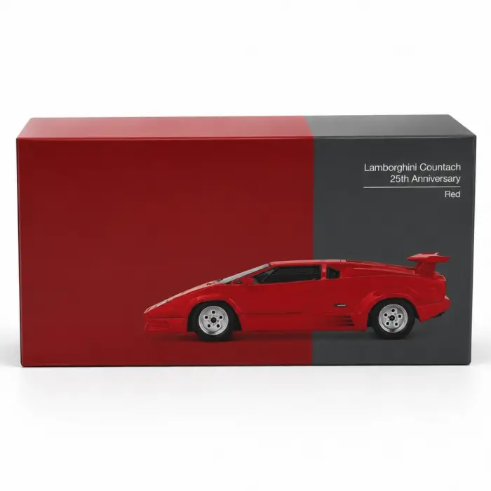 1/64 Model Araç Countach 25th Anniversary Red