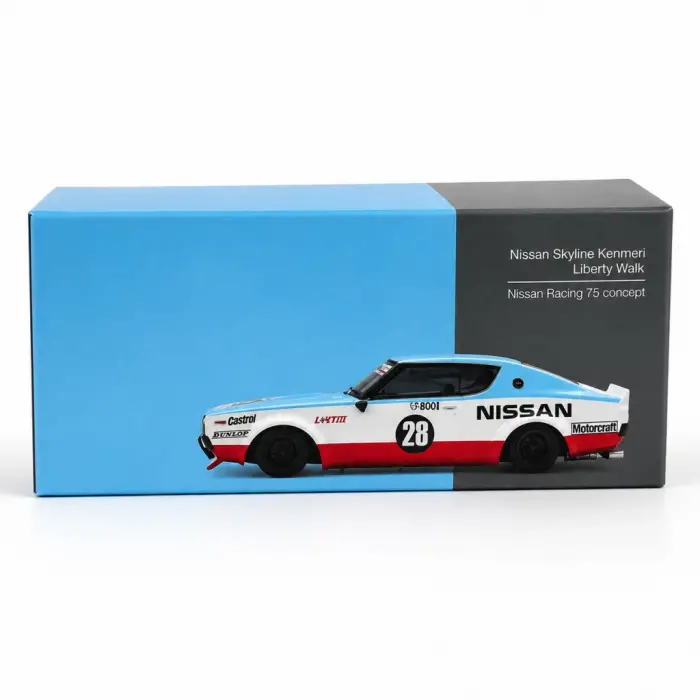 1/64 Model Araç Skyline Kenmeri Liberty Walk Racing 75 concept