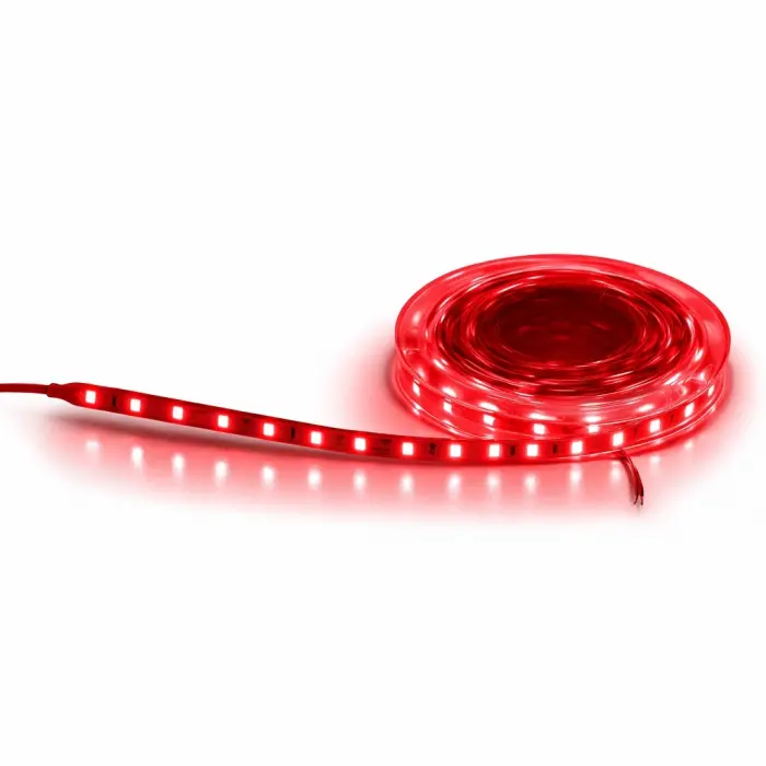 1 Adet 5 Metre CATA CT 4482 İç Mekan 10 Çipli Şerit Led 12V Kırmızı Işık