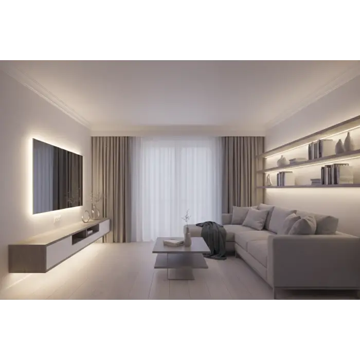 1 Adet 5 Metre CATA CT 4541 İç Mekan 216 Çipli COB Şerit LED 4000K 12V
