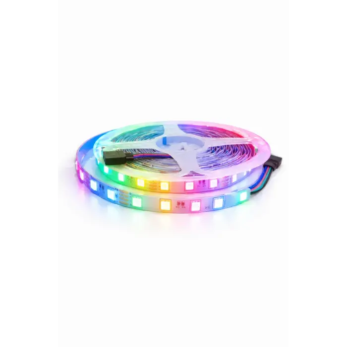 1 Adet 5 Metre CATA CT 4545 İç Mekan 12V 10 Çipli Şerit Led RGB