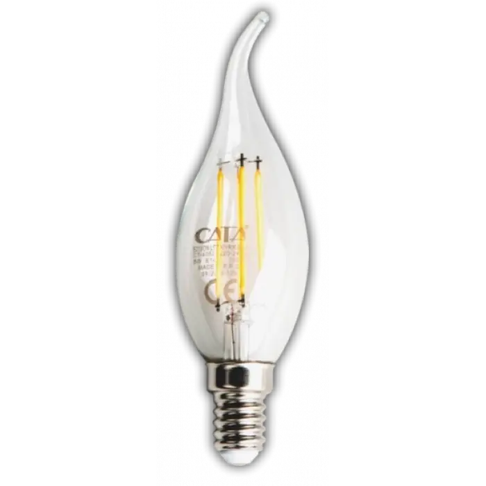 1 Adet CATA CT 4064 Kıvrık Led Rustik Ampul 7W 3200K Gün Işığı E14 Duy