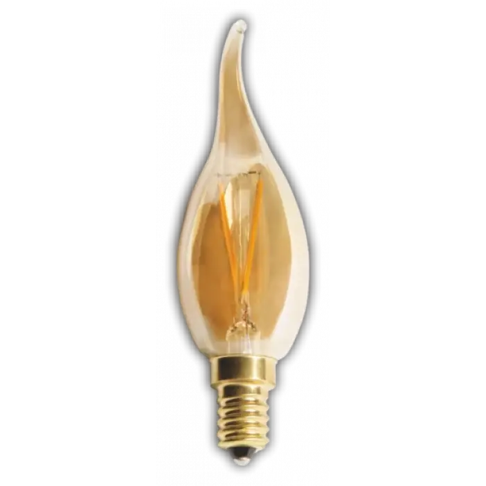 1 Adet CATA CT 4281 Kıvrık Led Rustik Ampul 4W Amber Işık E14 Duy