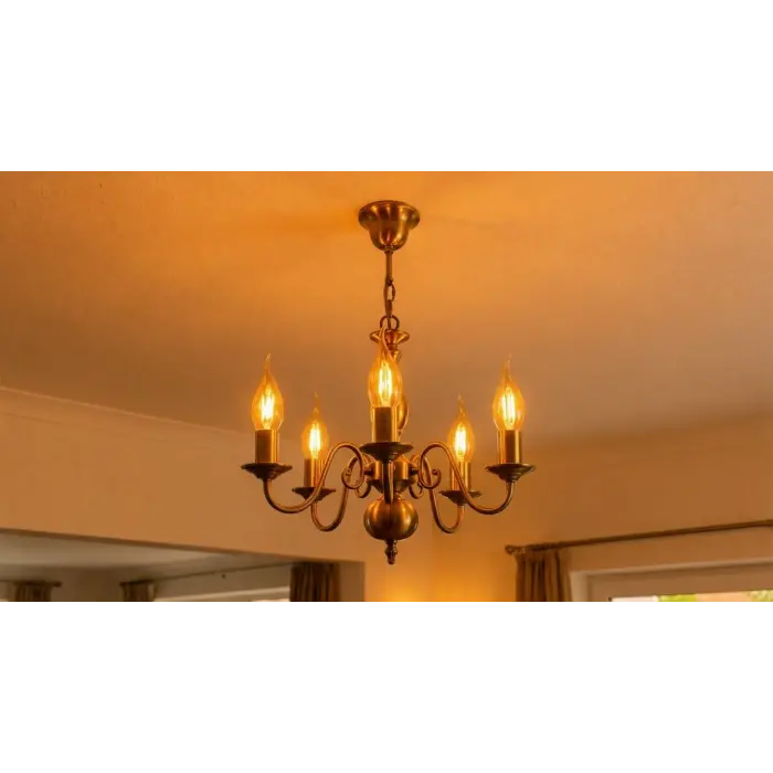 1 Adet CATA CT 4281 Kıvrık Led Rustik Ampul 4W Amber Işık E14 Duy