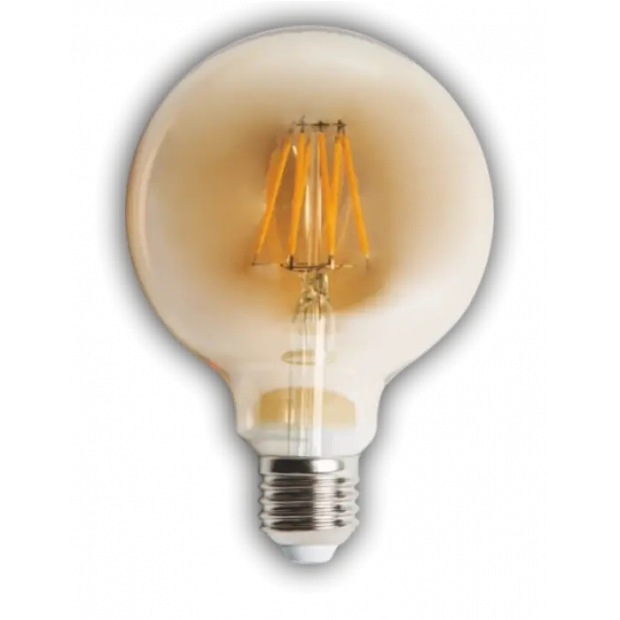 1 Adet CATA CT 4286 Glop Led Rustik Ampul 6W Amber Işık E27 Duy