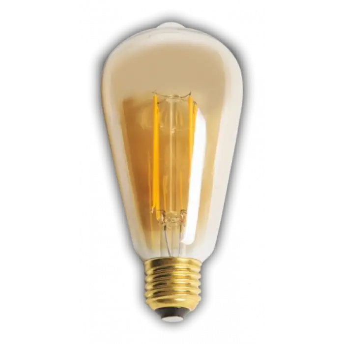1 Adet CATA CT 4350 Led Rustik Ampul 4W Amber Işık E27 Duy