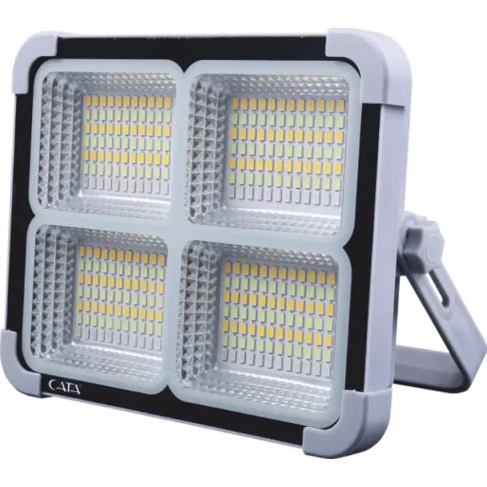 1 Adet CATA CT 4698 Solar 200W Led Projektör Taşınabilir
