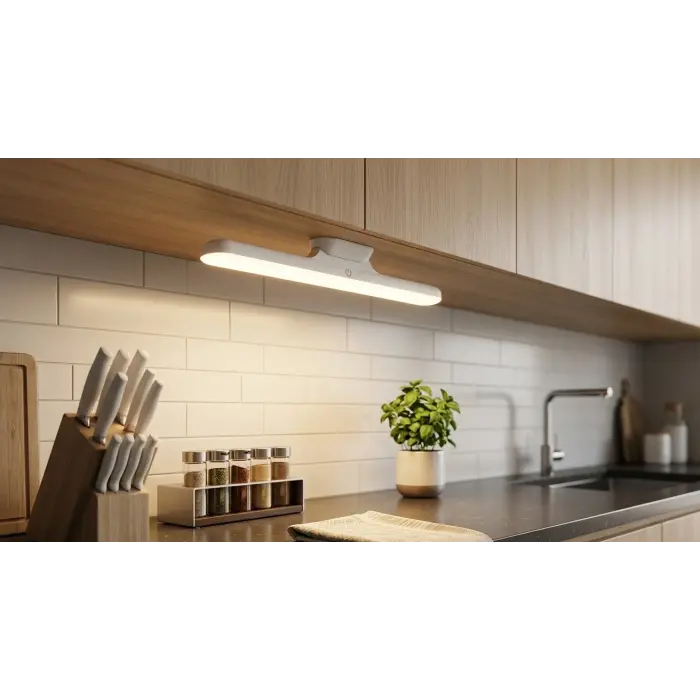 1 Adet CATA CT 5249 Beyaz Kasa 3W Şarjlı Led Aplik Dokunmatik 3 Renk Modu