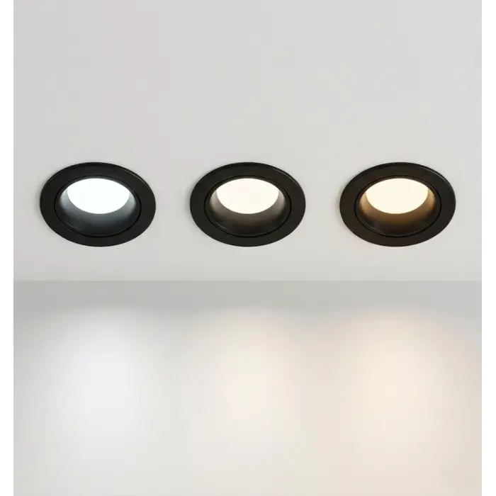 1 Adet CATA CT 5261 Başak Siyah Kasa 8W Sıva Altı Led Spot 3 Renk