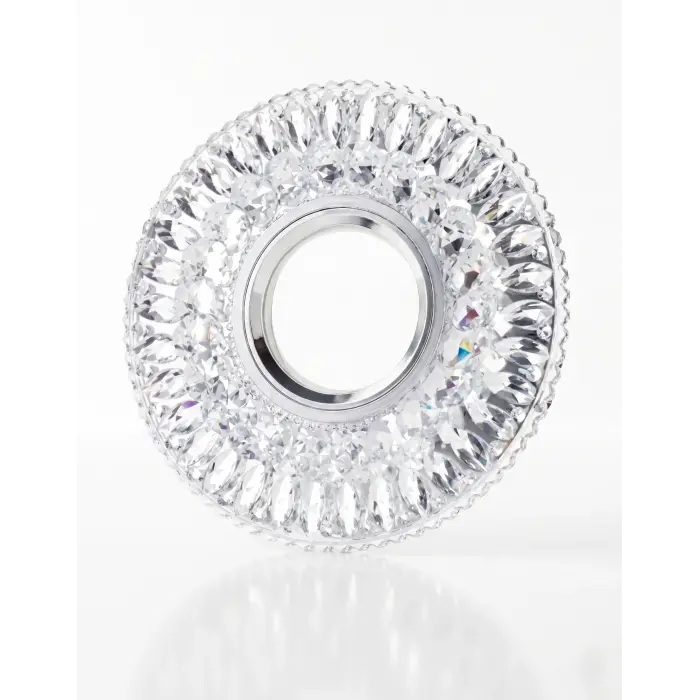 1 Adet CATA CT 6583 Hanımeli Led Çerçeveli Günışığı Kristal Cam Spot Kasa