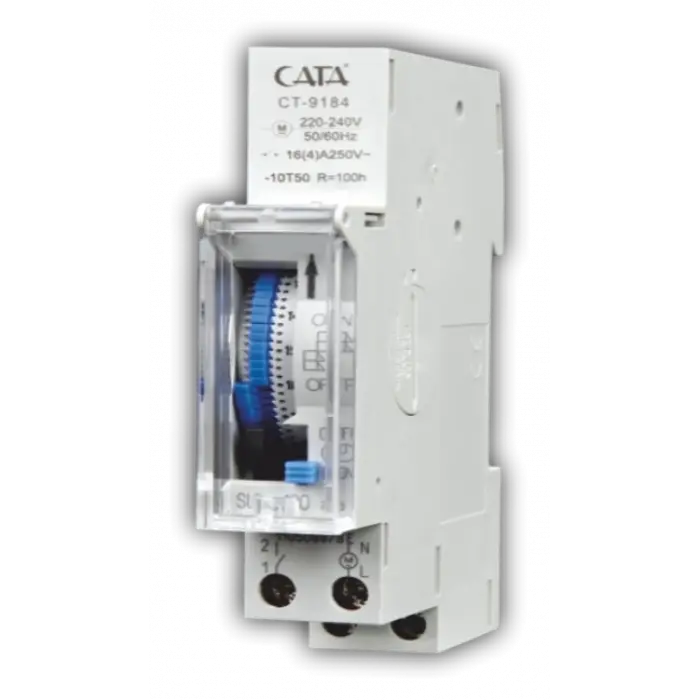 1 Adet CATA CT 9184 Otomat Tipi Zaman Saati 3500W 16A