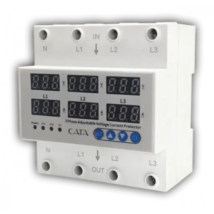1 Adet CATA CT 9199 Voltaj Ve Akım Koruma Regülatörü 380V