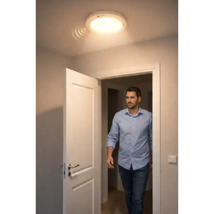 1 Adet CATA CT 9247 Sıva Üstü 20W Sensörlü Led Armatür 3200K Gün Işığı