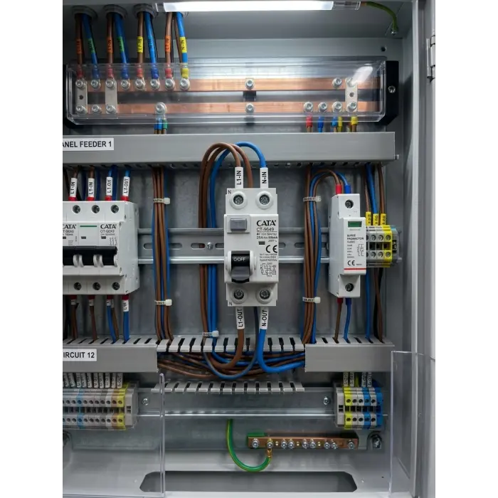 1 Adet CATA CT 9649 2X25A 300Ma 6Ka Monofaze Kaçak Akım Rölesi