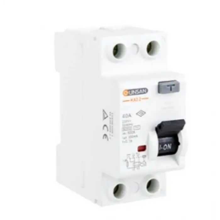 1 Adet Günsan 2X40a 300Ma Kaçak Akım Rolesi KA3 2-40/300Ma