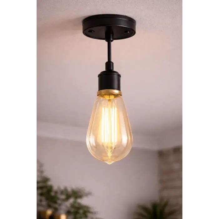 1 Adet KENDAL KES505 Led Rustik Ampul 6W 2700K Gün Işığı E27 Duy