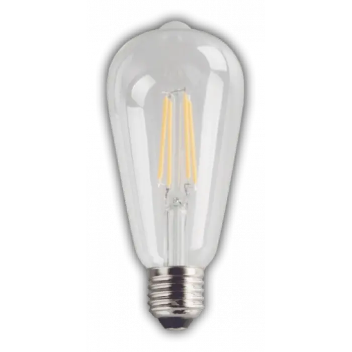 1 Adet KENDAL KES515 Led Rustik Ampul 8W 6500K Beyaz Işık E27 Duy