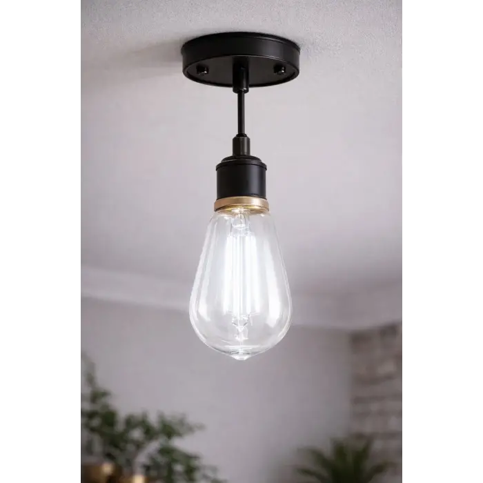 1 Adet KENDAL KES515 Led Rustik Ampul 8W 6500K Beyaz Işık E27 Duy