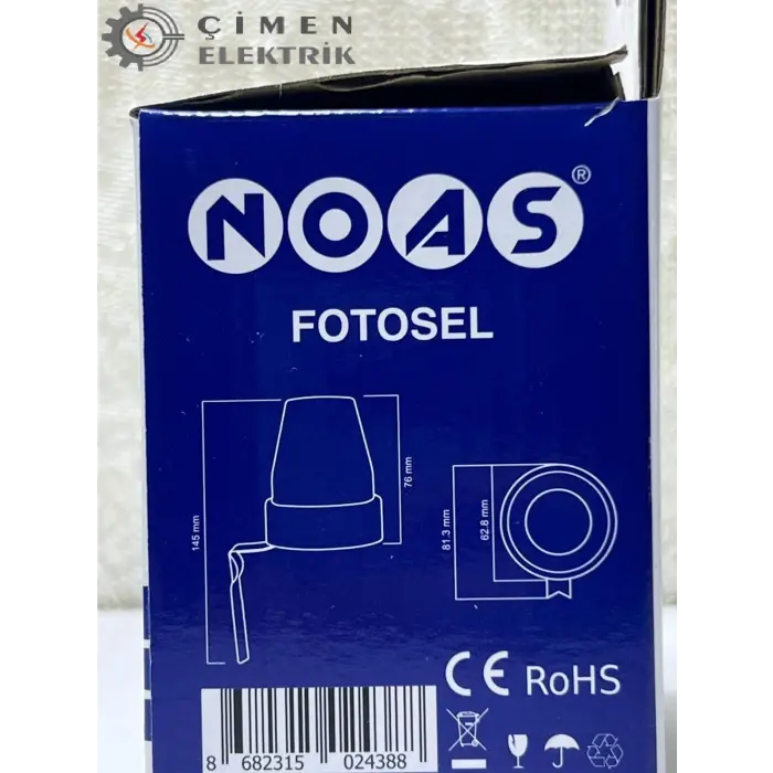 1 Adet Noas YL04 8001 Fotosel 1200W 10A