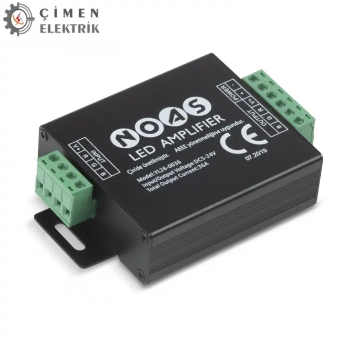1 Adet Noas YL26 0036 RGB Led Repeater 12-24V 36A