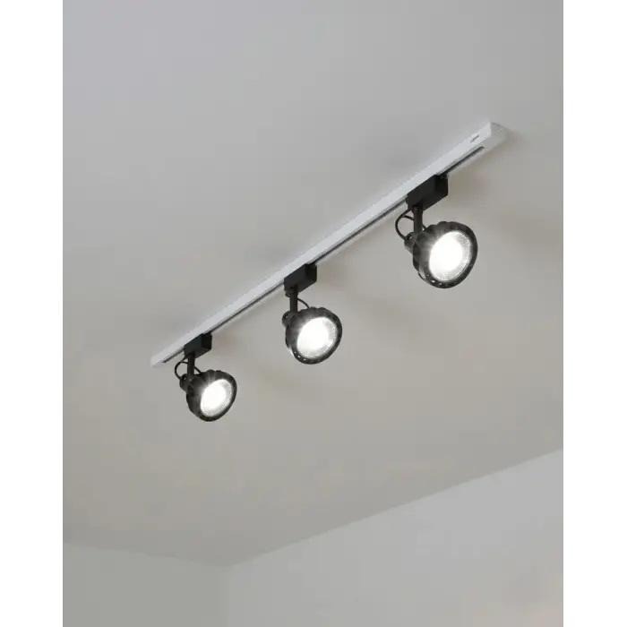 1 Adet NOAS YL29 3301 Paris 33W Siyah Kasa Ray Spot 6400K Beyaz