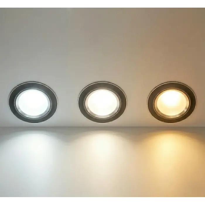 1 Adet NOAS YL38 0530 Siyah Kasa Led Spot 5W 3 Renkli