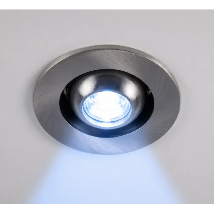 1 Adet NOAS YL94 0103 Satin Kasa 1W Led Spot Mavi Işık