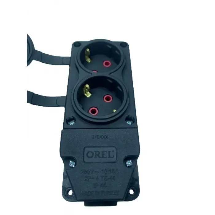 1 Adet Orel 1X16 2 Li Kauçuk Grup Priz 220 V