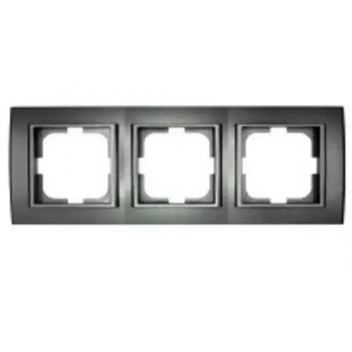 1 Adet Ovivo Mina Füme Üçlü Çerçeve
