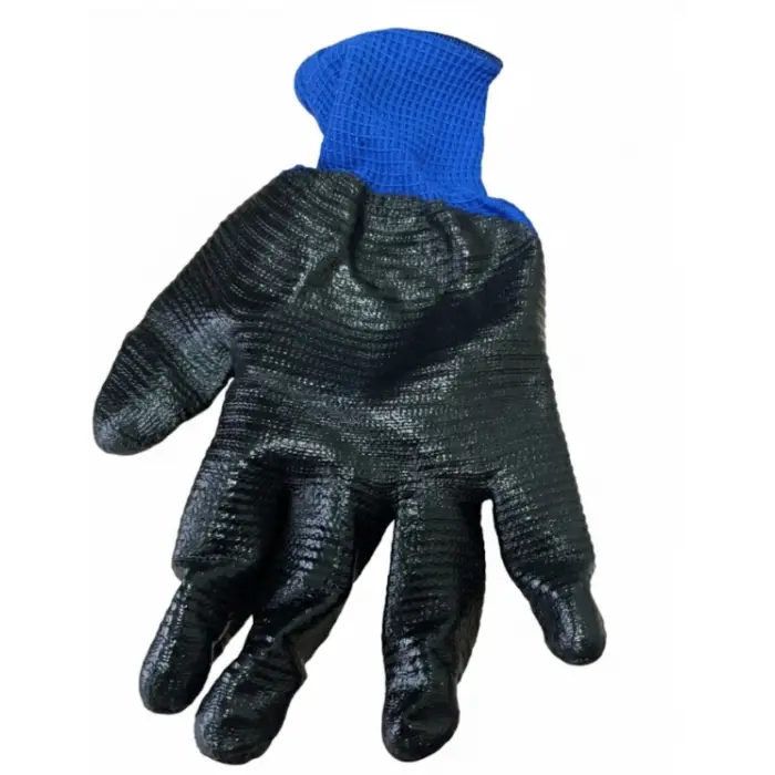 1 Adet VIO Zebra 2511 Mavi Siyah İş Eldiveni 10XL