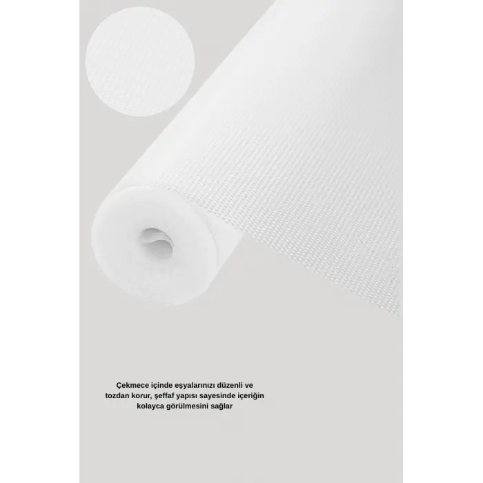 10 Metre Şeffaf Silikonlu Kaymaz Çekmece İçi Düzenleyici